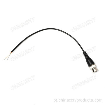 Conector do tipo masculino do CCTV BNC com pigtail 25cm